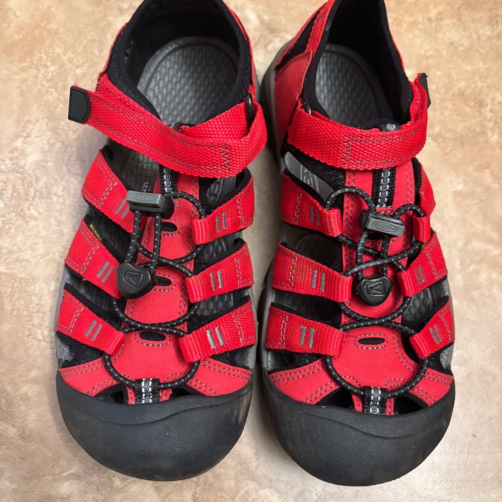 Keen Kids Red and Black Sport Sandals